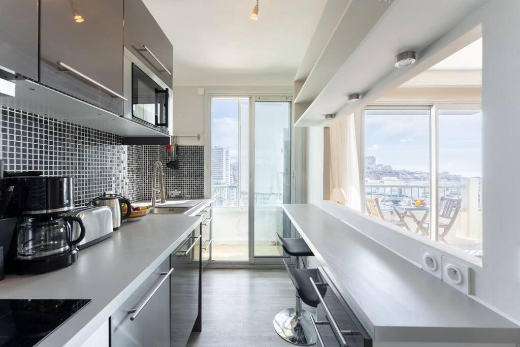 Vue Catalans Vieux Port Clim - 2 Appartamento Marsiglia